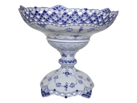 Musselmalet Helblonde
Stor opsats med dobbeltblonde kant