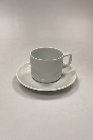 Royal Copenhagen Hvidpot Coffee Cup and Saucer No. 6237
