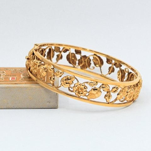 Armring i 18 kt. guld,  Stockholm 1947