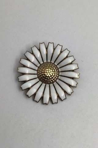 Georg Jensen Sterling Silver Marguerit (Daisy) Brooch
