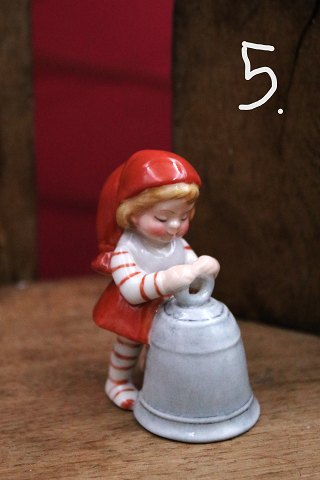 Royal Copenhagen, small cute Pixie elves in porcelain. Click on the picture for 
each individual elves...