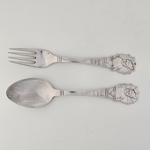 Børnebestik
Sølv
Ole Lukøje