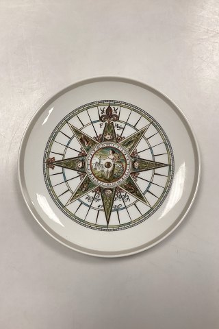 Royal Copenhagen Compass Plate from 1976