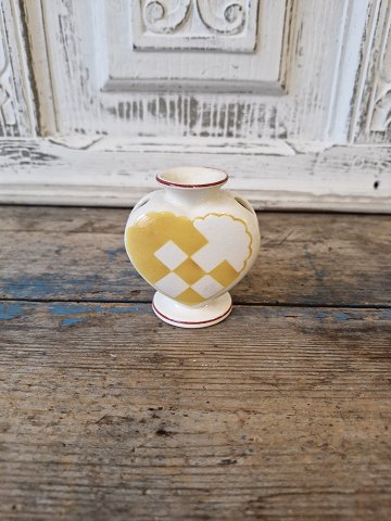 Aluminia yellow Christmas heart
