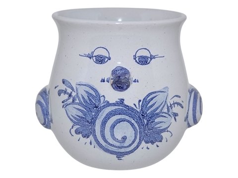 Bjorn Wiinblad art potterySmall blue flower pot shaped as a bird from 1980