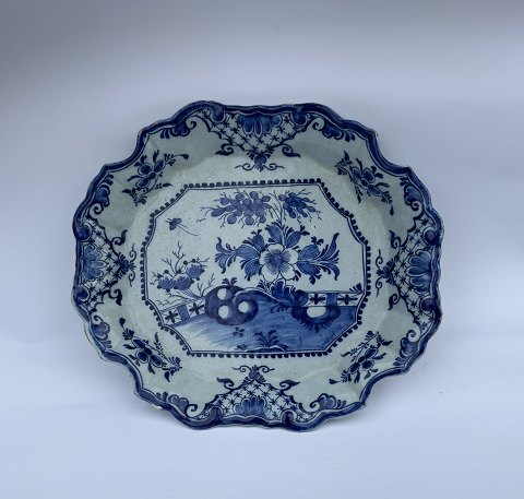 Van Duyn fajance fad midt 18. Århundrede