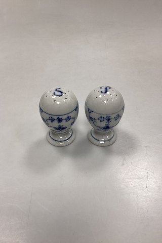 Royal Copenhagen Blue Fluted Plain Salt and Pepper Shakers No. 189/2009