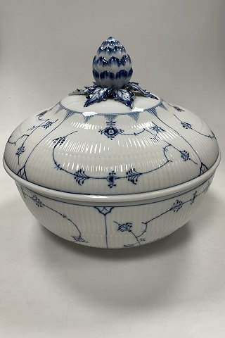 Royal Copenhagen Musselmalet Riflet Stor Jubilæums Punch Bowle No. 189