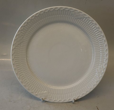 625-0 Middagstallerken 25 cm (571- 624) Royal Copenhagen Hvid halvblonde