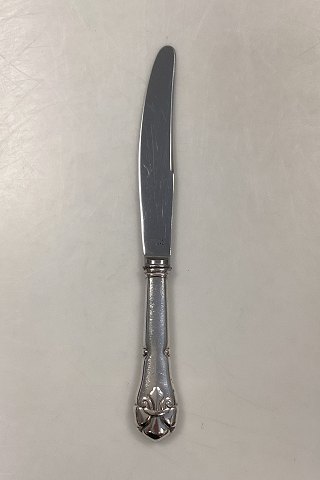 O. V. Mogensen Fransk Lilje Sølvplet Middagskniv