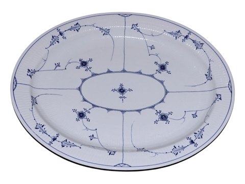Musselmalet RifletEkstra stort stegefad 48 cm. fra ca. 1820-1840