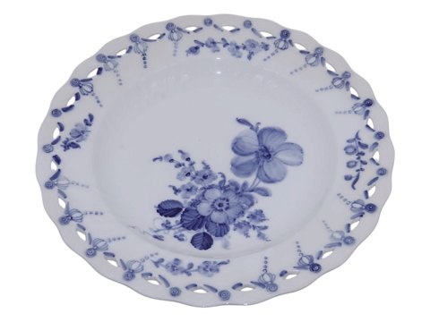 Blå Blomst SvejfetHelblonde tallerken fra 1898-1923