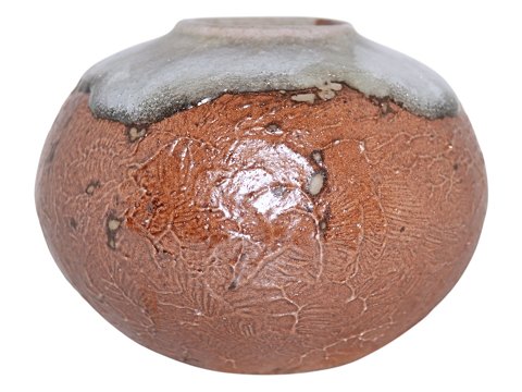 Royal Copenhagen art potteryUnique vase with an unusual glaze