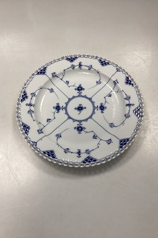 Royal Copenhagen Blue Fluted Full Lace Large Round Dish No 376