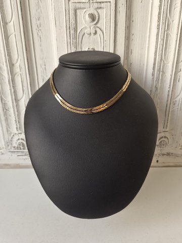 Geneva necklace in gold double