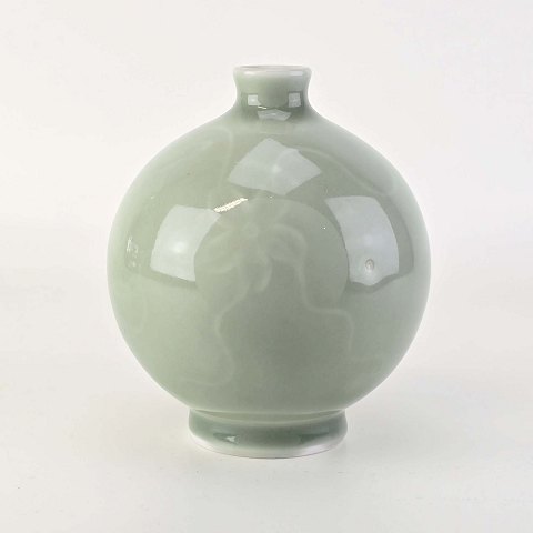 B&G vase 436celadon glasur13 cm