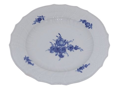 Blå Blomst SvejfetMiddagstallerken 25,0 cm. fra ca. 1800-1850