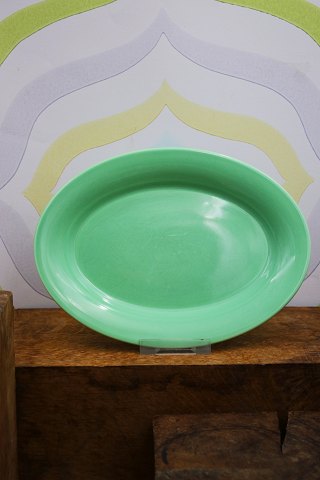 Ursula dish in faience from Royal Copenhagen designed by Ursula Munch-Petersen in light green glaze...