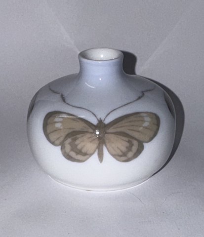Art nouveau: Miniature with butterflies from Royal Copenhagen