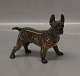 Royal Copenhagen figurine 1457 RC Boston Terrier 11.5 x 13 cm Designed by Knud Møller 1913 Color: 1708 Brindle