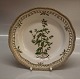 Kongelig Dansk Porcelæn Flora Danica
20-3553 "Mentha gemtilid var. Glabrata" fra 1967  Fad til stor frugtkurv/ 
Middagstallerken med gennembrudt kant Nyt nr: 637  25 cm