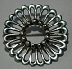 Sterling silver brooche by Just Andersen