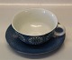 Annette Royal Copenhagen Aluminia Faience 612-3488 Tea cup 5.5 x 11.2 cm & saucer 15.3 cm Berte Jessen 1966