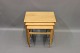 Hans Jørgen  Wegner nesting tables in soap finished solid oak produced by Andreas Tuck Super nice condition 5000 m2 showroom