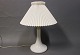 Poul Christiansen for Holmegaard/Le Klint. Tablelamp of White glass, model 363, large model.5000m2 showroom.