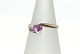 8 Karat gold ring with Amethyst.
Size: 54.