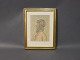 Henry Heerup oil chalk and pencil drawing, signed Heerup self portrait 29th of 
January 1945.
5000m2 showroom.