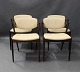 Et sæt af fire spisestuestole, model 42, af Kai Kristiansen og Schou Andersen.5000m2 udstilling.