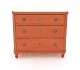 Red chest of drawersGustavanian formSweden around 1880