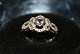 Gold Ring with Amethyst and Diamonds 9 Carat
Size 58