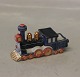 Royal Copenhagen figurine 0139 RC Steam Train 3.5 x 7.5 cm. (1249139) Mini-collection Toys Sven Vestergaard 