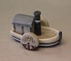 Royal Copenhagen figurine 0144 RC Steam boat 4 x 7 cm (1249144) Mini-collection Toys Sven Vestergaard