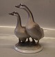 Royal Copenhagen birdfigurine 2068 RC Geese 19 x 21 cm Peter Herold 1919