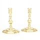 Pair of candlesticks, brassDenmark circa 1750H: 16cm