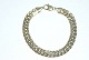 Gold bracelet 14 Karat gold with carabiner clasp, stamped 585