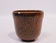 Ceramic vase in brown colors, no.: 363 by Nathalie Krebs for Saxbo. 5000m2 showroom.