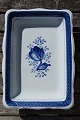 Trankebar Danish faience porcelain, squared 
serving bowl
with wavy edge No 1207.