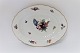 Royal Copenhagen. Saxon flower. Oval dish. Model 4-1555. Length 31.5 cm. Width 
24.5 cm. Produced before 1890. (1 quality)
