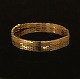 Svend Erik Robert Jarlhøj, Copenhagen: A 14kt Gold bracelet. L: 19cm. W: 5mm. W: 14,2gr
