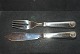 Fish cutlery Whole silver Cohr Mussels Silver
Knife length 20.5 cm.
Fork length 18.5 cm.