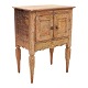 Original decorated Gustavian nightstand from the castle Fröllinge, southern Sweden. Circa 1760. H: 76cm. W: 56cm. D: 37cm