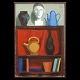 Herman Stilling, 1925-96, oil on wood. Signed circa 1960. Visible size: 121x76cm. With frame: 125x80cm