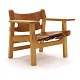 The Spanish Chair by Børge Mogensen, Denmark. Oak and leather