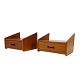 A set of bedside tables with drawer in teak of Danish design from the 1960s. 
5000m2 showroom.
Great condition
