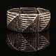 Nanna Ditzel for Georg Jensen sterlingsilver bracelet. #389. L: 18,5cm. W: 3cm. W: 80gr