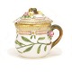 Flora Danica custard cup / mustard pot. #3589. H: 8cm